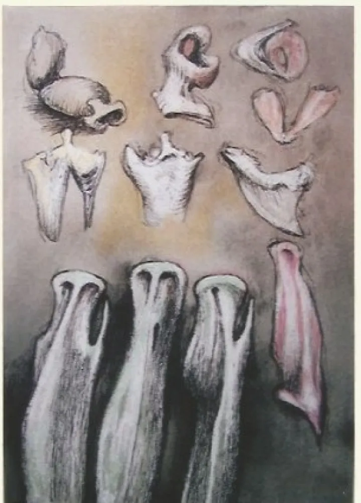 Lithografie Moore - Tree sisters