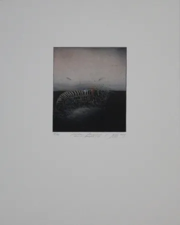 Ets En Aquatint Mordstein - Aus dem Totenbuch einer Stadt, 3 / From a City's Book of the Dead, 3