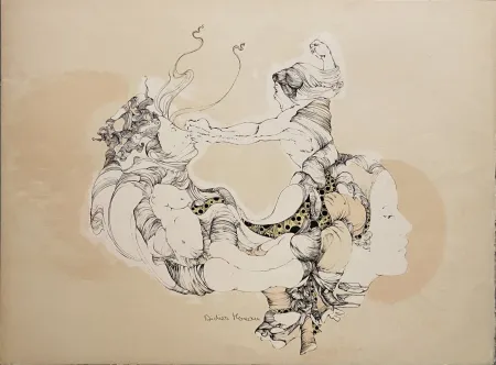 Lithografie Moreau - L'Amour