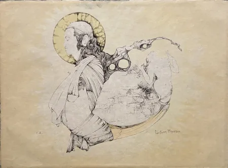 Lithografie Moreau - L'Amour