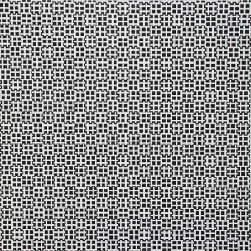 Zeefdruk Morellet - 2 trames de tirets-négatif