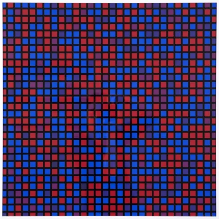 Multiple Morellet - Chartres - bleu violet