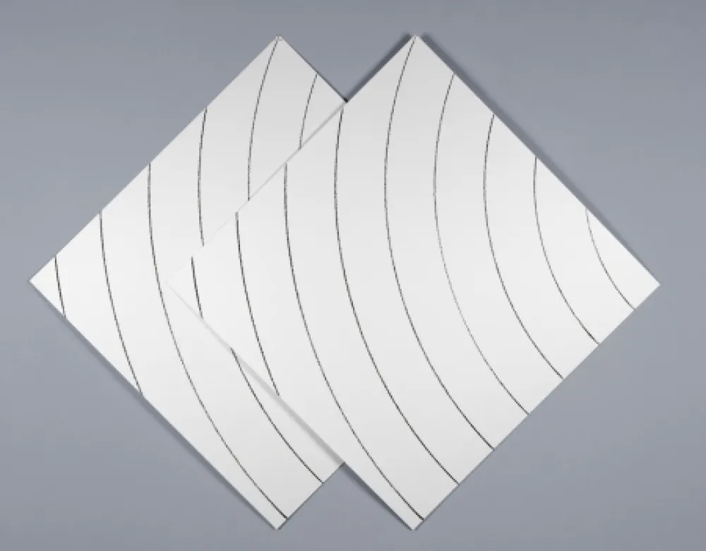 Zeefdruk Morellet - Ondes parasites 1