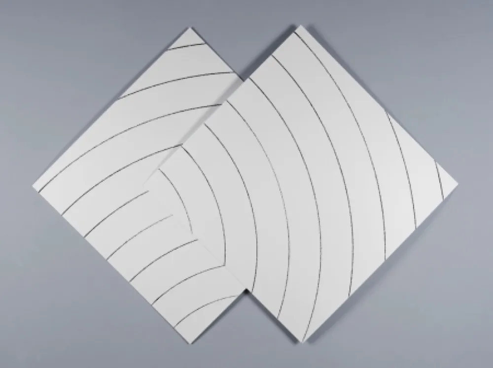 Zeefdruk Morellet - Ondes parasites 2