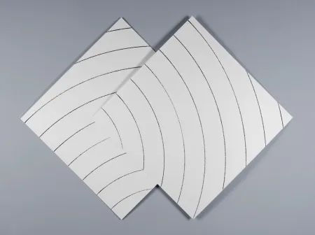 Zeefdruk Morellet - Ondes parasites 2