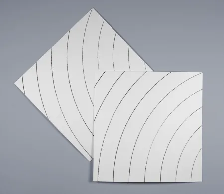 Zeefdruk Morellet - Ondes parasites 2