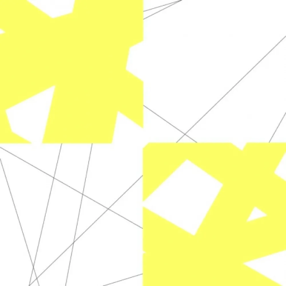 Lithografie Morellet - Pi& plis