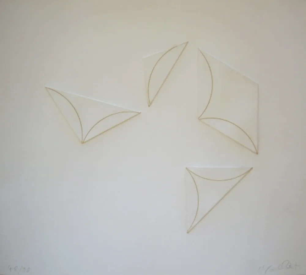 Gravure Morellet - Sans titre