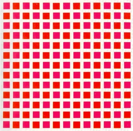 Zeefdruk Morellet - Senza titolo