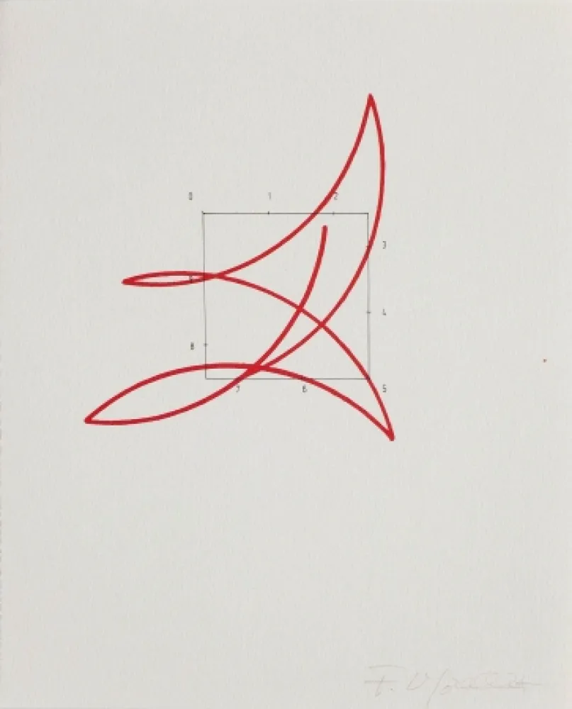 Lithografie Morellet - SYSTEMES, HASARD ET TELEPHONE