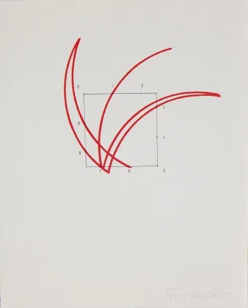 Lithografie Morellet - SYSTEMES, HASARD ET TELEPHONE