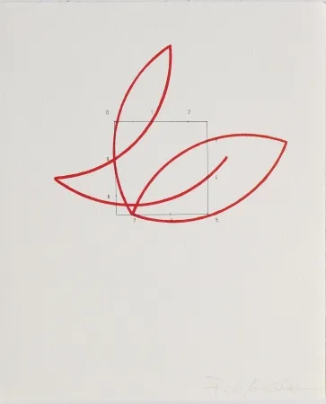 Lithografie Morellet - SYSTEMES, HASARD ET TELEPHONE