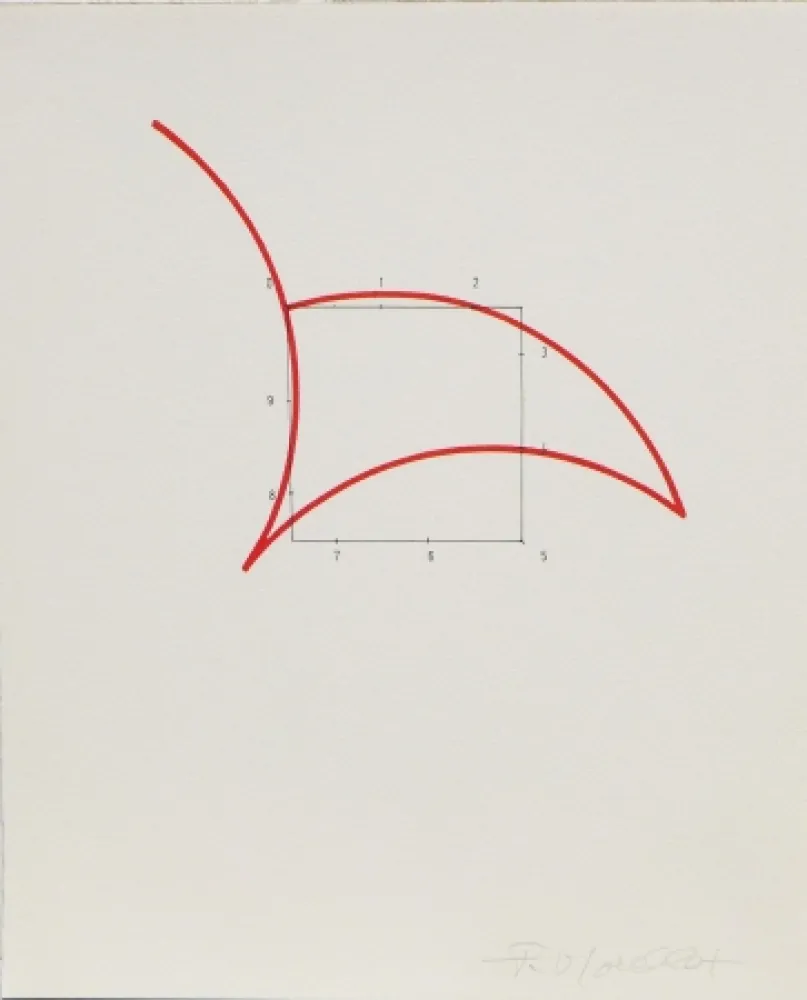Lithografie Morellet - SYSTEMES, HASARD ET TELEPHONE