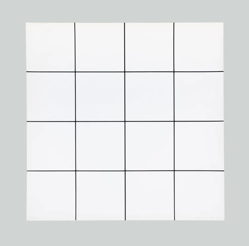 Zeefdruk Morellet - Tavola 2