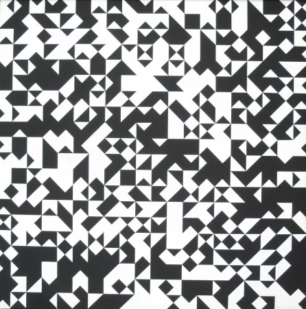 Zeefdruk Morellet - Tavola 7