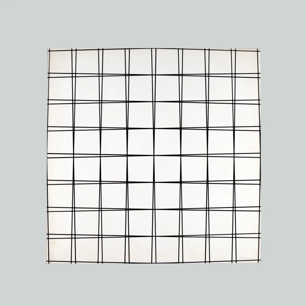 Zeefdruk Morellet - Trames