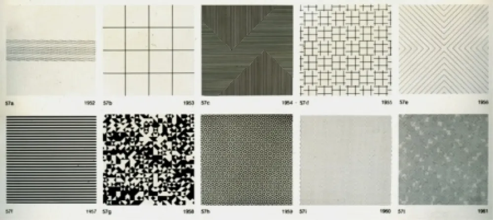 Zeefdruk Morellet - Untitled