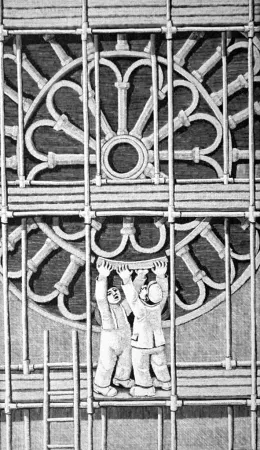 Houtsnede Morena - Il restauro