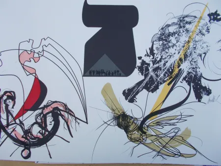 Lithografie Moretti - Les Sauterelles