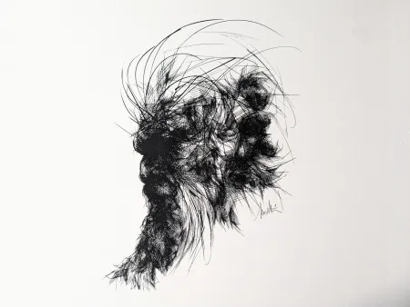 Lithografie Moretti - Raymond MORETTI (1931-2015), Moise Exode 2:2, Lithograph E.A, 1983