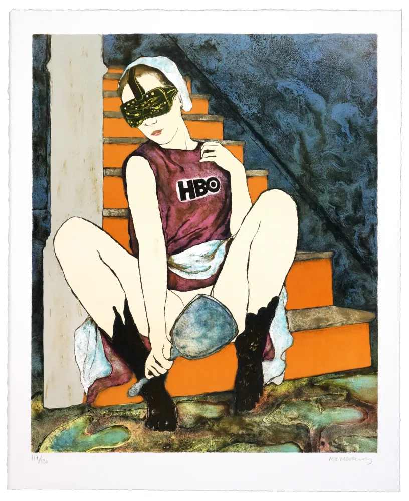 Lithografie Mørkeberg - Sans titre