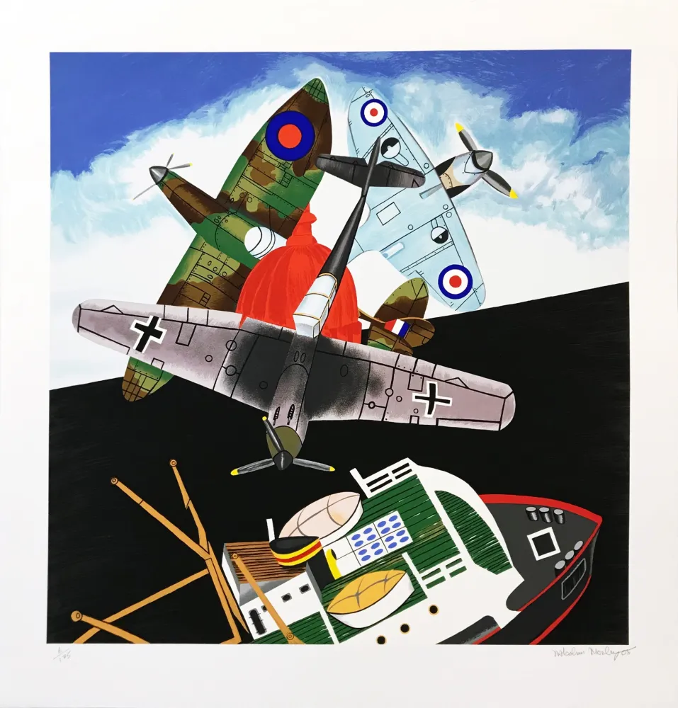 Zeefdruk Morley - BATTLE OF BRITAIN