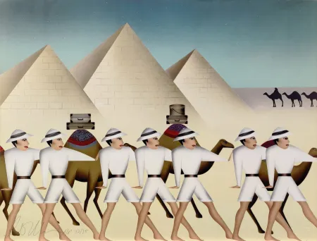 Lithografie Morris - LAND OF PHAROAHS