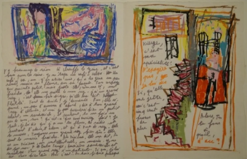 Houtsnede Moser - L'Heure du Goémon.