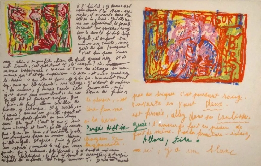 Houtsnede Moser - Personnages