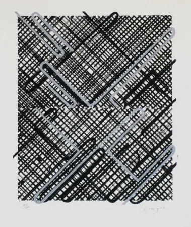 Lithografie Moses - Shago 3