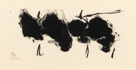 Ets En Aquatint Motherwell - Altamira Elegy