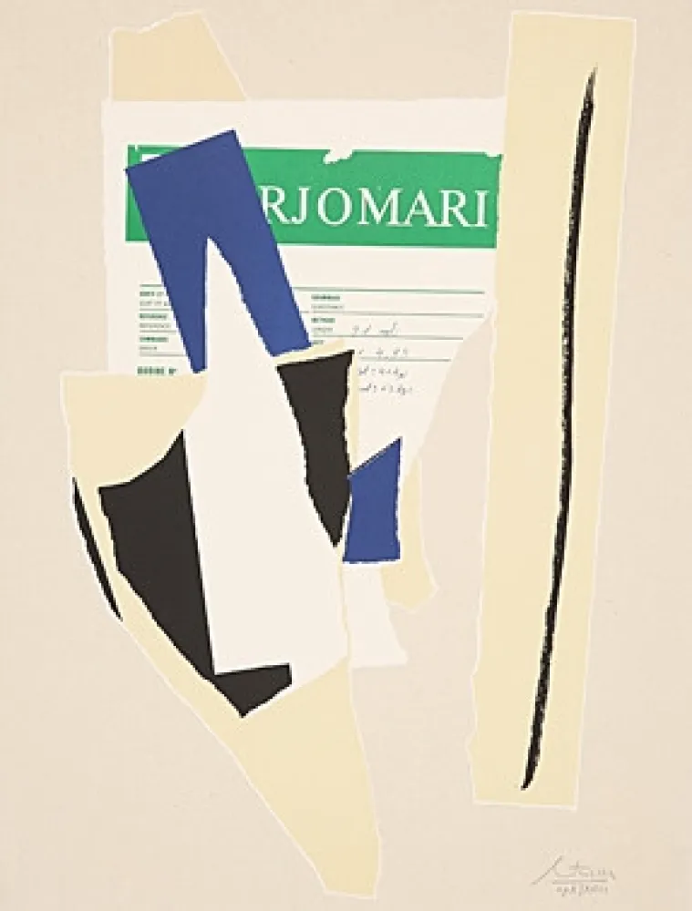 Lithografie Motherwell - America - La France Variations IX