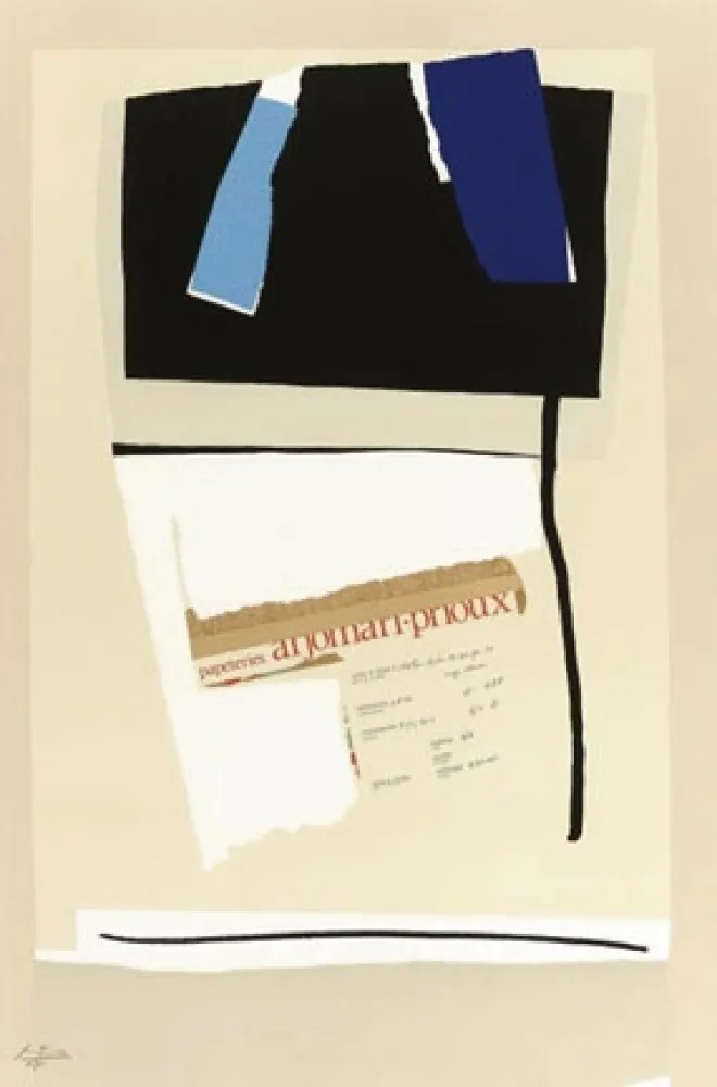 Lithografie Motherwell - America la France Variations VI