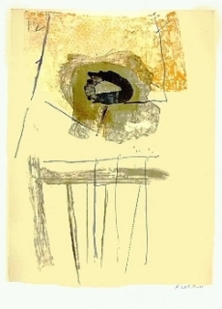 Lithografie Motherwell - Chair