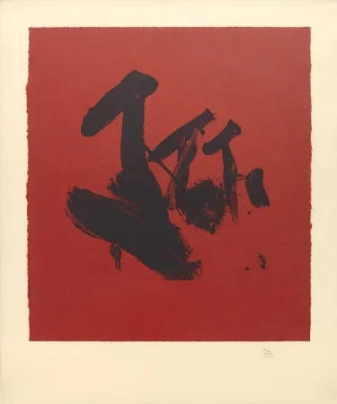 Lithografie Motherwell - Flags