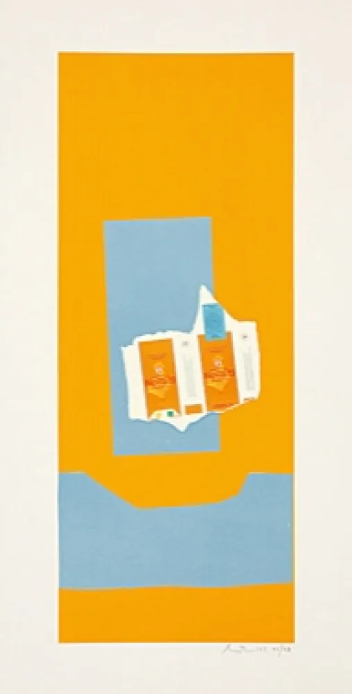 Lithografie Motherwell - Harvest, with Blue Shadow