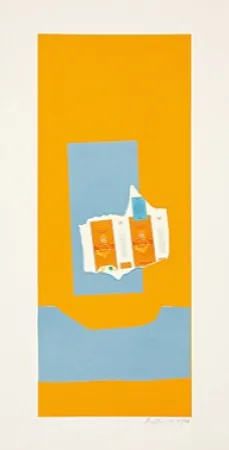 Lithografie Motherwell - Harvest, with Blue Shadow