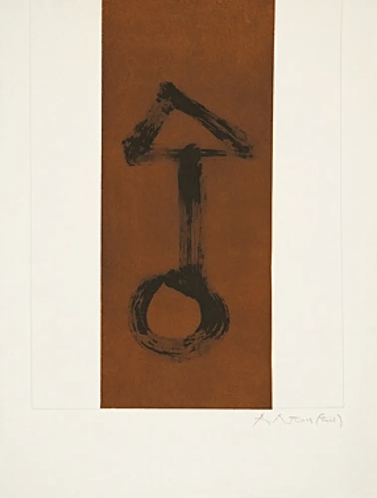 Ets En Aquatint Motherwell - Primal Sign I