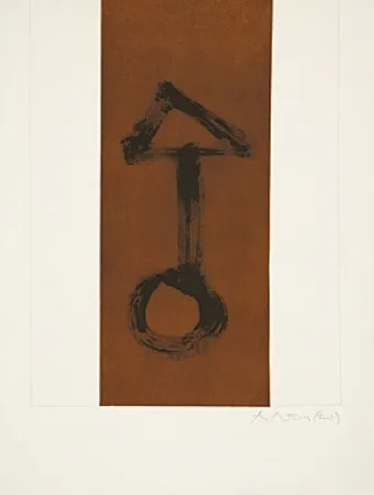 Ets En Aquatint Motherwell - Primal Sign I