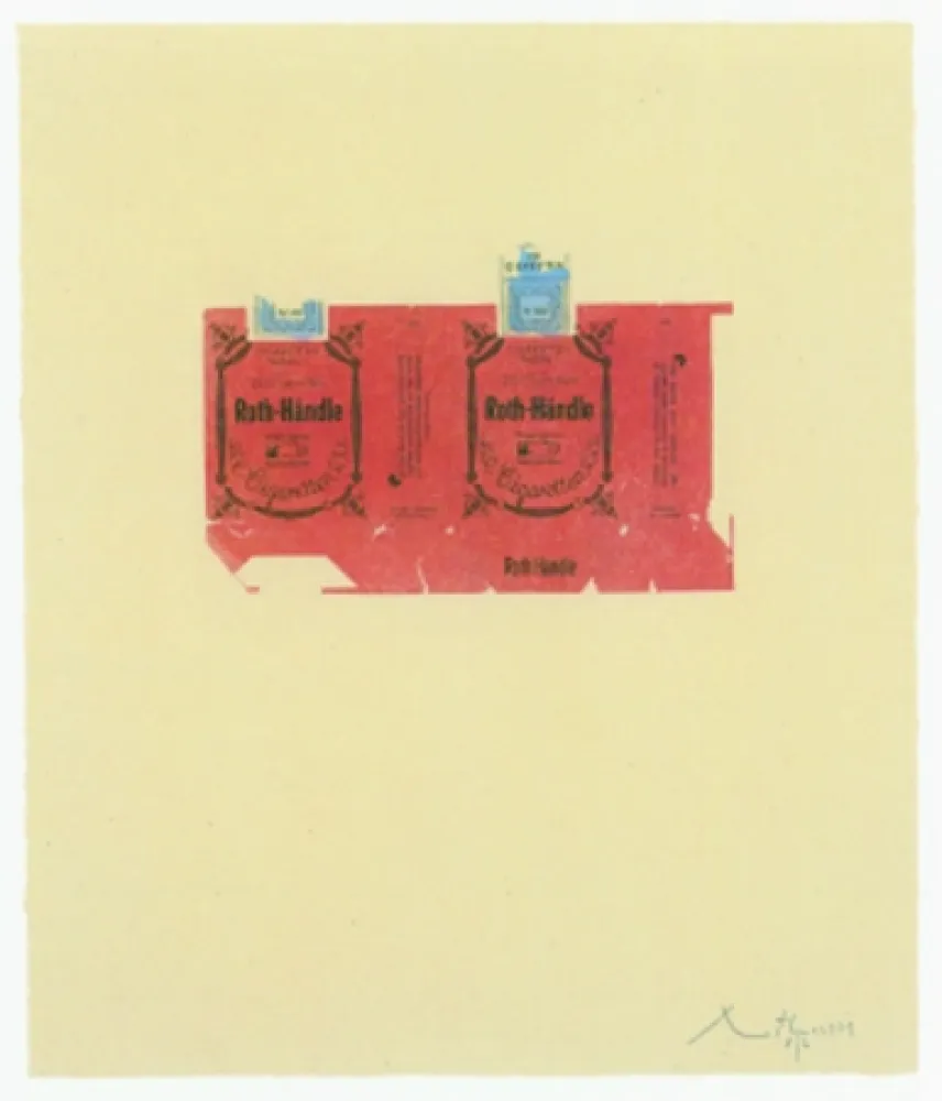 Aquatint Motherwell - Roth-Handle II (crimson)