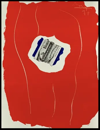 Lithografie Motherwell - Tricolor 