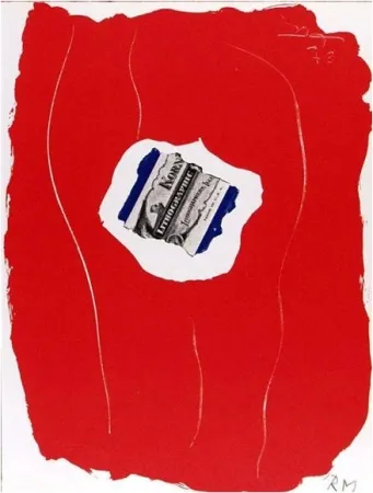 Lithografie Motherwell - Tricolor