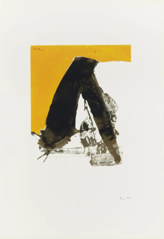 Zeefdruk Motherwell - Untitled 1 from The Basque Suite