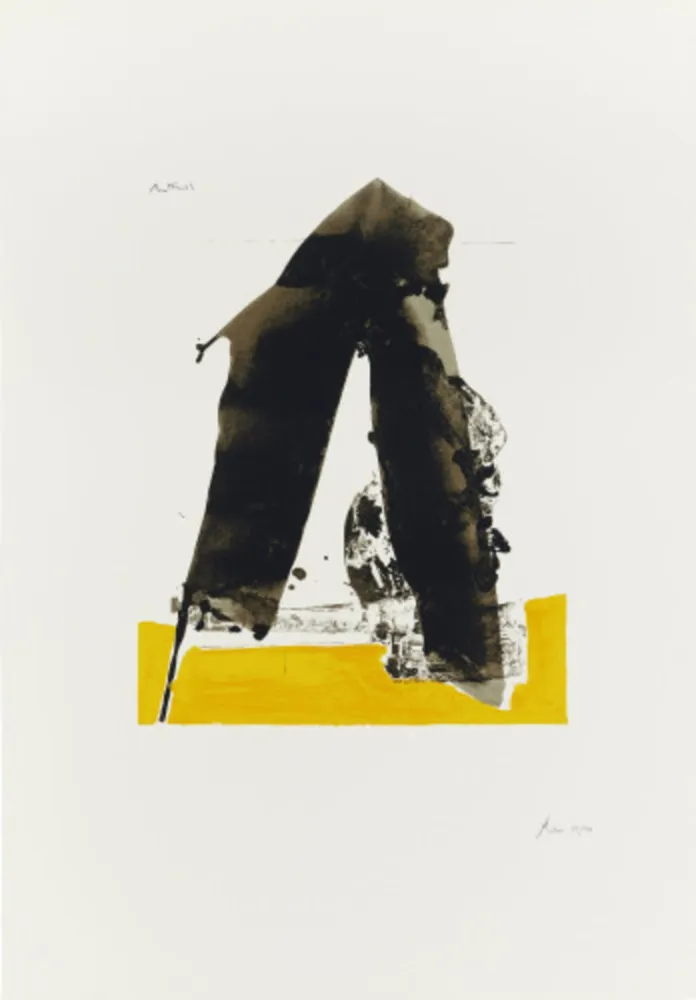 Zeefdruk Motherwell - Untitled 10 from The Basque Suite