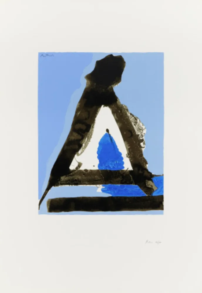 Zeefdruk Motherwell - Untitled 2 from The Basque Suite