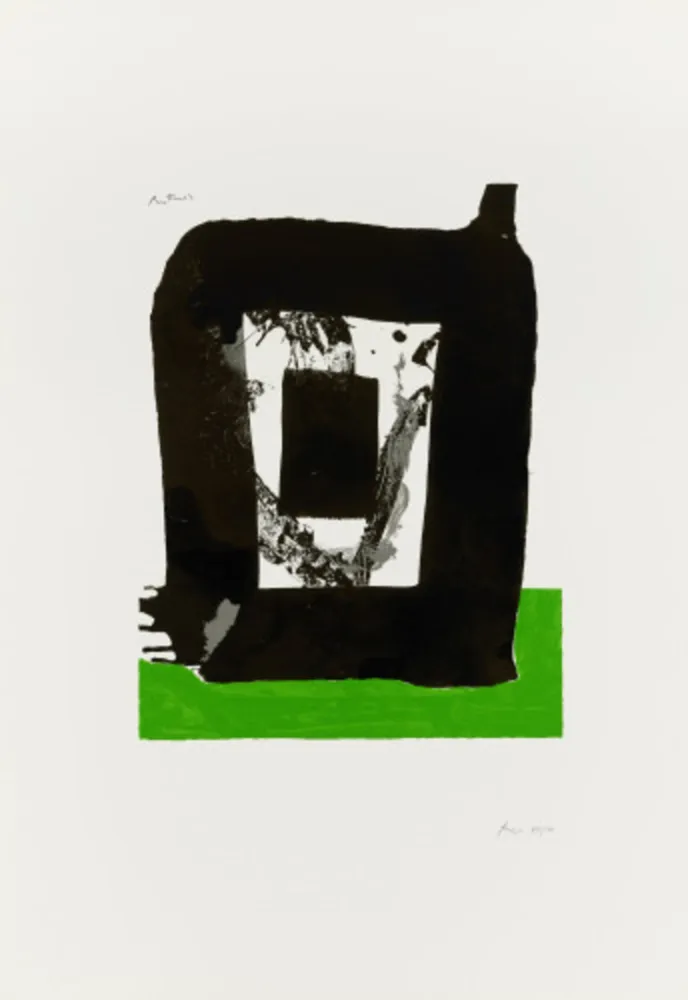Zeefdruk Motherwell - Untitled 3 from The Basque Suite