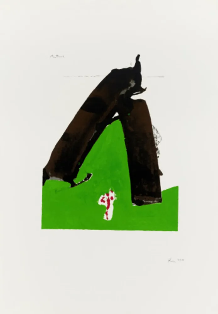 Zeefdruk Motherwell - Untitled 4 from The Basque Suite