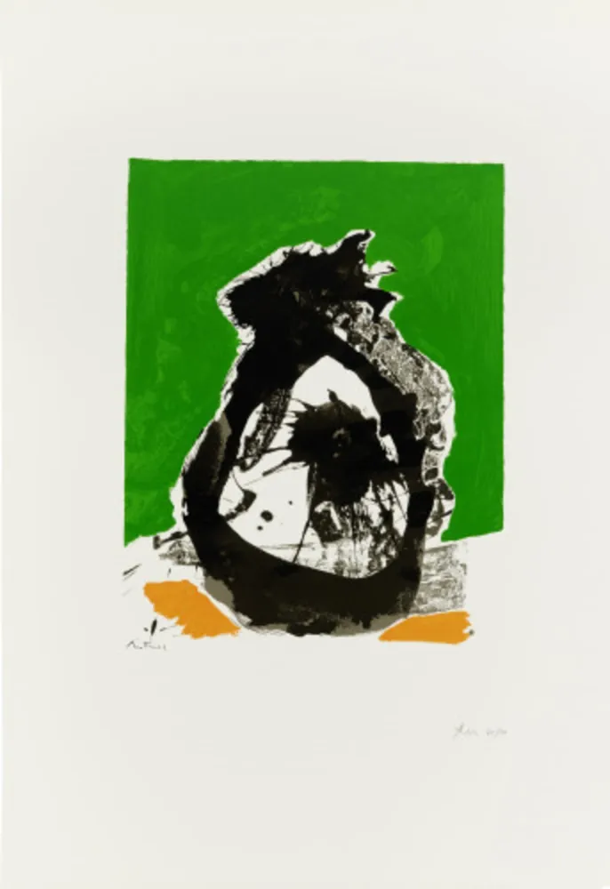 Zeefdruk Motherwell - Untitled 6 from The Basque Suite,