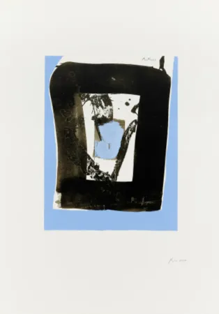 Zeefdruk Motherwell - Untitled 7 from The Basque Suite