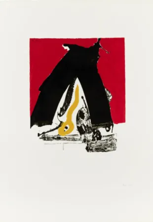 Zeefdruk Motherwell - Untitled 8 from The Basque Suite